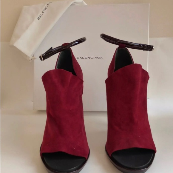 NIB BALENCIAGA Glove Wedge SHOES/Sandal 38.5 Italy - Picture 2 of 8